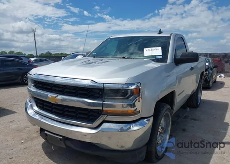 2016 Chevrolet Silverado 1500 Ls из США, поврежденный, VIN 1GCNCNEC0GZ352014